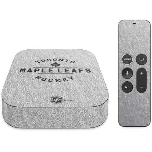 NHL Toronto Maple Leafs Black Text Apple TV Skin